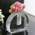 ellipse shape crystal flower vase for home or wedding decoration